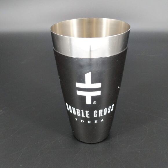 Double Cross Vodka Large Martini Cocktail Bartender Style Shaker - GUC - Picture 4 of 14